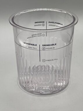 24oz Ninja CREAMi Deluxe Ice cream pint container NEW ( no lid)
